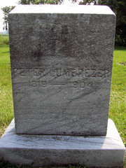 tombstone of Peter Lumbrezer